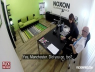 denisa, sex in the office